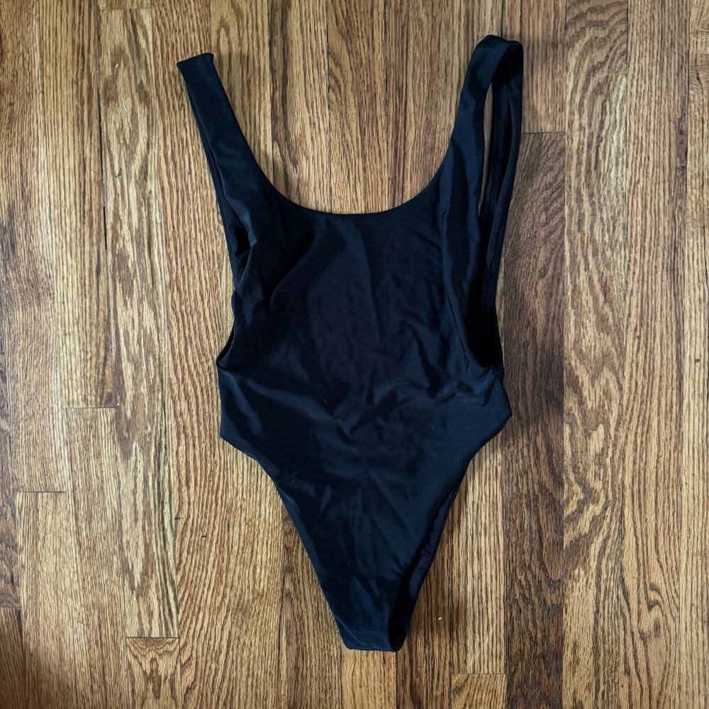 Aerie Hi-Cut Drop Back One Piece Swim Suit. Size S.